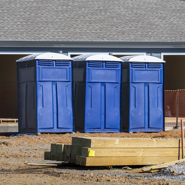 what is the maximum capacity for a single portable restroom in Mission OR